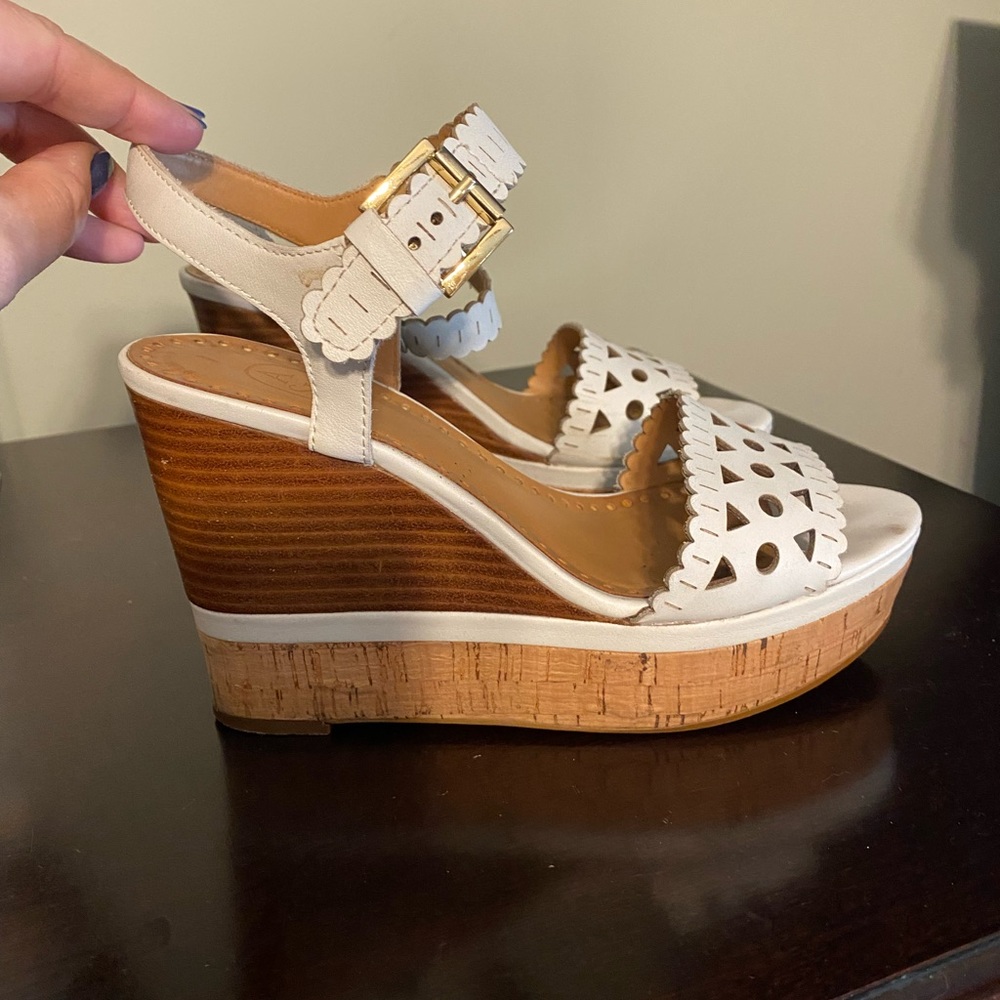 ASH CORK WEDGE SANDALS SIZE 8 barely worn
